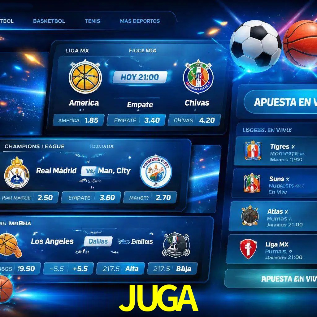 Mercados de apuestas deportivas JUGA para jugadores en México